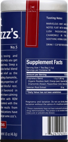 The Republic of Tea Get Some ZZZs™ Tea Bags Perspective: right