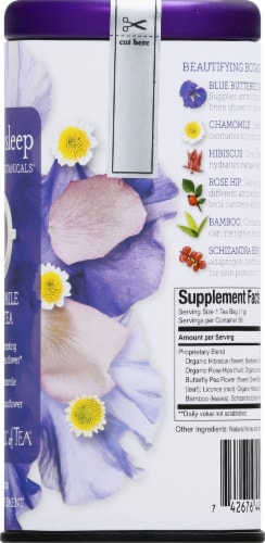 The Republic of Tea Beauty Sleep - Chamomile Rose Tea Perspective: right