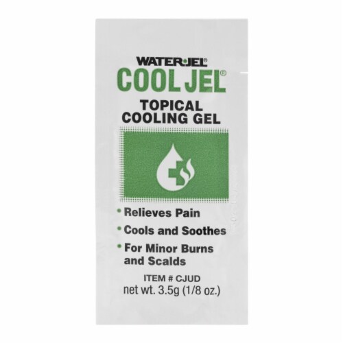 Water Jel Cool Jel Burn Relief 3.5 Gram Individual Packet Topical Gel 2