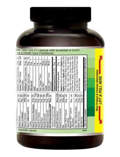 Emerald Men's 1-Daily Multivitamin Vegetable Caps Perspective: right