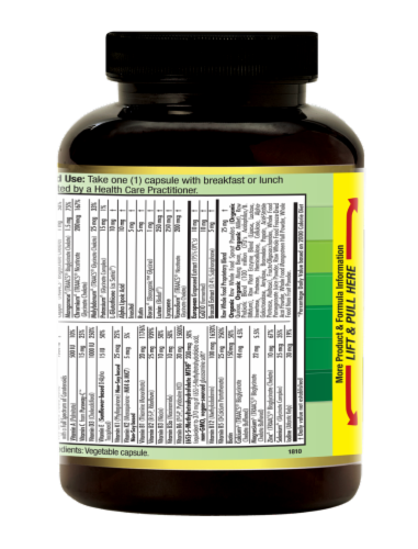 Emerald 1-Daily Women's 45+ Multivitamin Vegetable Caps Perspective: right