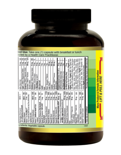 Emerald Labs Men's 45+ 1-Daily Multi Vegetable Capsules Perspective: right