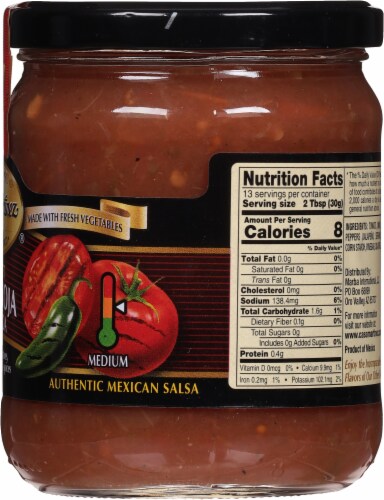 Casa Martinez® Quemada Fire Roasted Salsa Perspective: right
