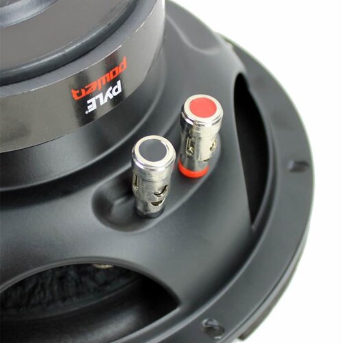 Pyle 8 Inch 1600W DVC 4 Ohm Car Audio Subwoofer Speaker Set, Black (2