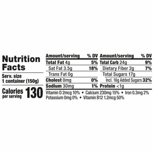 SO Delicious® Dairy Free Strawberry Banana Coconutmilk Yogurt Perspective: right