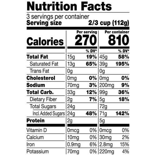 SO Delicious Cookie Dough Coconutmilk Dairy Free Frozen Dessert Perspective: right