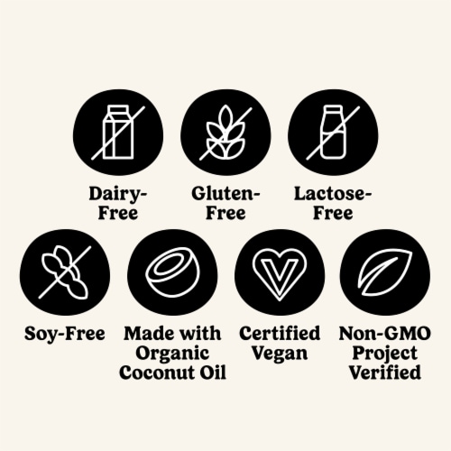 So Delicious Dairy Free Original Cocowhip Vegan Tub Perspective: right
