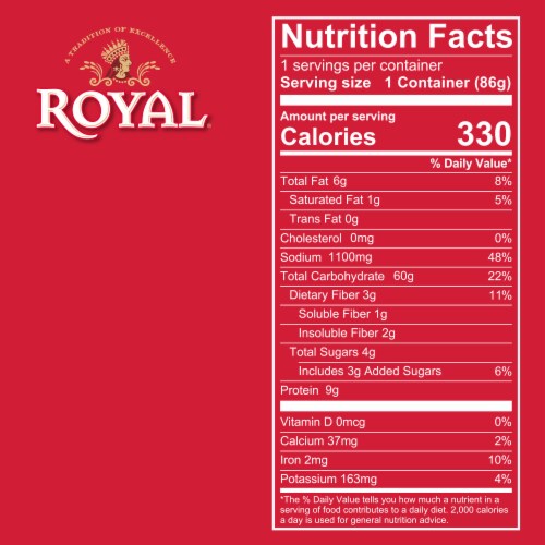 Royal® Szechuan Rice Cup Perspective: right