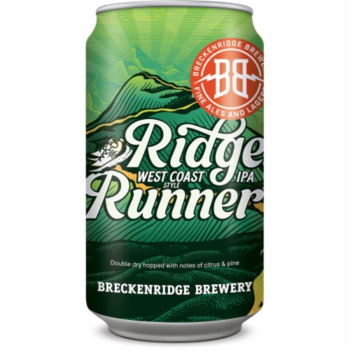 Breckenridge Brewery Ridge Runner West Coast Style IPA Perspective: right