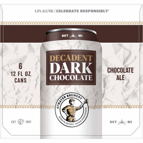 Atwater Brewery Decadent Dark Chocolate Ale Perspective: right