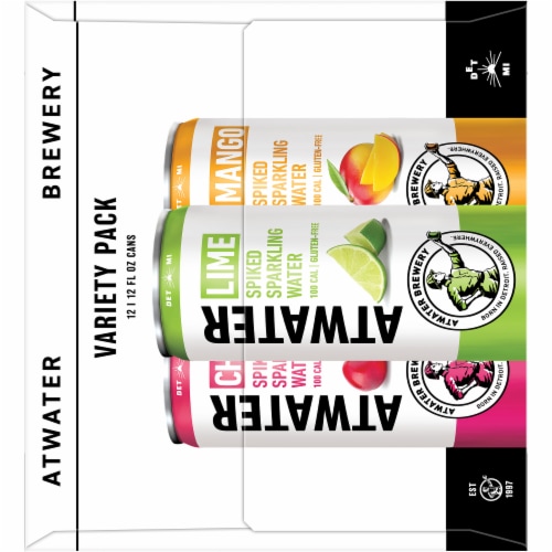 Atwater Brewery Hard Seltzer Variety Pack Perspective: right