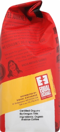 Equal Exchange Organic Mind Body & Soul Ground Coffee Perspective: right