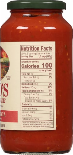 Rao's Homemade Arrabbiata Fra Diavolo Sauce Perspective: right