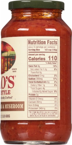Rao's Homestyle Italian Sausage & Mushroom Sauce Perspective: right