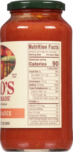 Rao's Homemade® Vodka Sauce Perspective: right