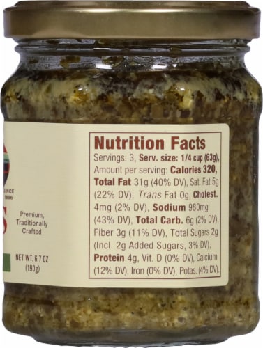Rao's Homemade® Basil Pesto Perspective: right