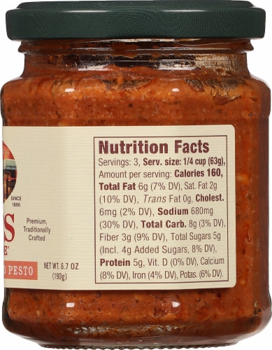 Rao's Homemade® Sundried Tomato Pesto Perspective: right