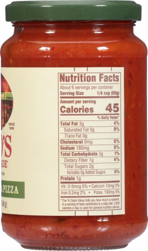 Rao's Homemade® Margherita Pizza Sauce Perspective: right
