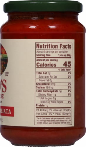 Raos Homemade® Spicy Pizza Arrabbiata Sauce Perspective: right