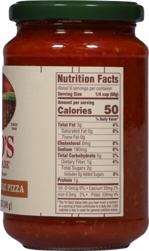 RAO's Homemade® Roasted Garlic Pizza Sauce Perspective: right