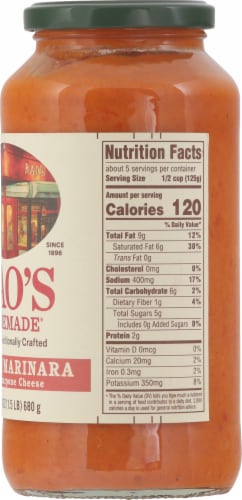 Rao's Homemade® Creamy Marinara Sauce Perspective: right