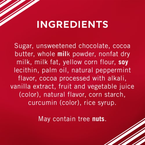 Ghirardelli® Chocolate Squares Dark Chocolate Pepperment Bark Perspective: right