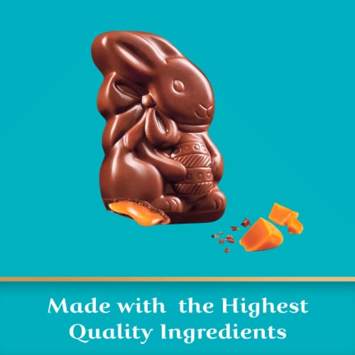 Ghirardelli Easter Milk Chocolate Caramel Bunnies Perspective: right