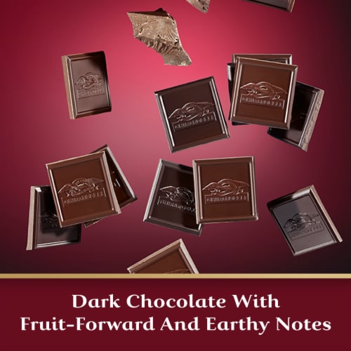 Ghirardelli® Intense Dark 92% Cacao Chocolate Squares Perspective: right