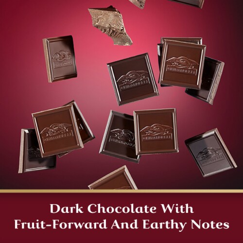 Ghirardelli® Intense Dark 92% Cacao Chocolate Squares Perspective: right