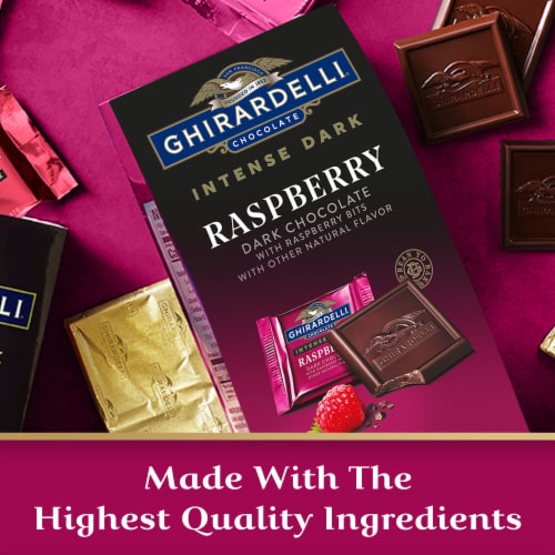 Ghirardelli® Intense Dark Raspberry Radiance Chocolate Perspective: right