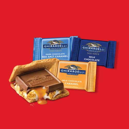 Ghirardelli® Premium Chocolate Squares Assortment Perspective: right