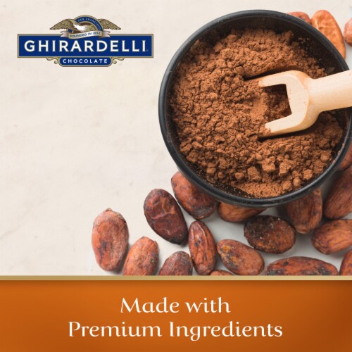 Ghirardelli® Milk Chocolate Squares with Caramel Filling Perspective: right