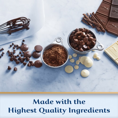 Ghirardelli® Non-Dairy Dark Chocolate Premium Baking Chips Perspective: right