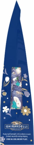 Ghirardelli® Solid Milk Chocolate Bunnies Easter Candy Bag Perspective: right