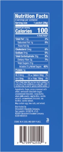 Ghirardelli® Classic Hot Cocoa Mix Packets Perspective: right