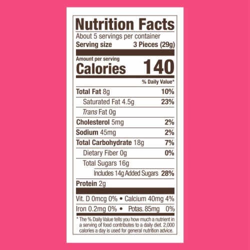 Ghirardelli® Caramel Milk Chocolate Hearts Valentine's Candy Bag Perspective: right