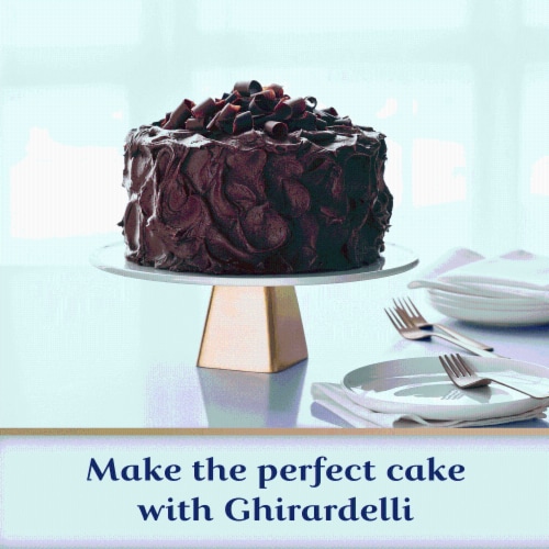 Ghirardelli® 100% Unsweetened Premium Baking Cocoa Powder Perspective: right