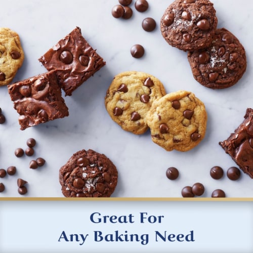 Ghirardelli® Premium Baking Bittersweet Chocolate Chips Perspective: right
