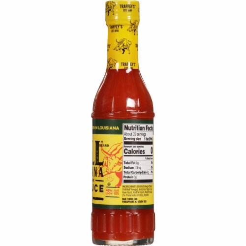 Trappey's Bull Louisiana Hot Sauce Perspective: right