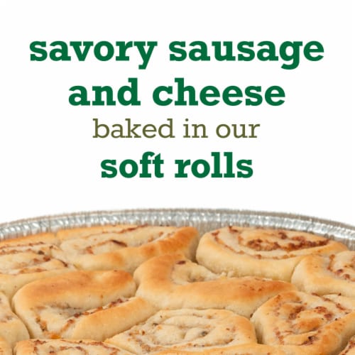 Sister Schubert's Sausage Pinwheels Frozen Bread Perspective: right