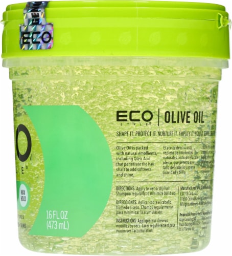 Eco Style® Olive Oil 10 Max Hold Styling Gel Perspective: right
