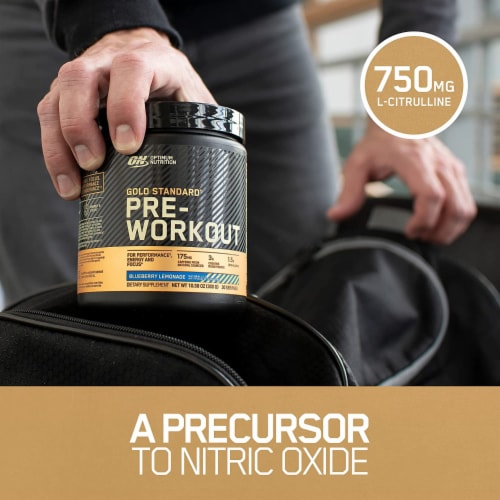 Optimum Nutrition Gold Standard Pre-Workout Watermelon Candy Perspective: right