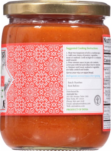 India's Nature™ Vegan Tandoori Simmer Sauce Perspective: right
