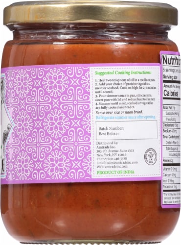 India’s Nature Mild Vegan Makhani Simmer Sauce Perspective: right