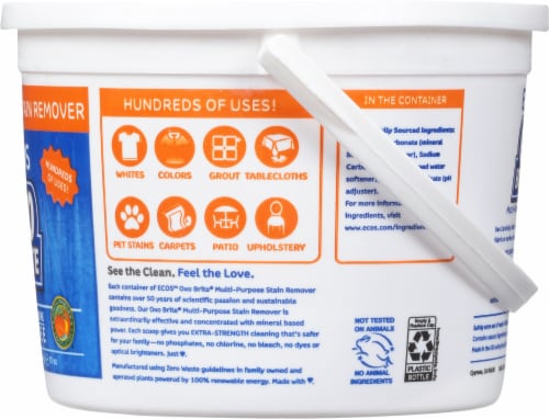 ECOS® Oxo Brite™ Free & Clear Multi-Purpose Stain Remover Perspective: right