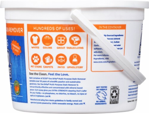 ECOS Oxo Brite Free & Clear Multi Purpose Stain Remover Perspective: right