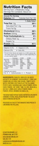 Ian's Gluten Free Italian Style Chicken Frozen Meatballs Perspective: right