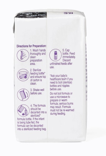 Nutricia Fortini Infant Formula - Milk-Based with Iron - 4 Fl Oz Carton (Case of 30) Perspective: right
