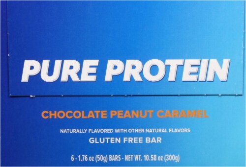 Pure Protein Revolution Caramel Peanut Bars Perspective: right