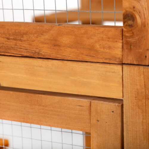 FX070 - Outdoor Cat Enclosure with Sunlight Top Panel, Perches, Sleeping Boxes, Pet Playpen Perspective: right
